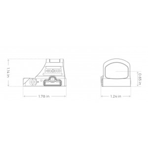 Коллиматор Holosun HS507C X2, компактный, без кронштейна арт.:HS507C X2